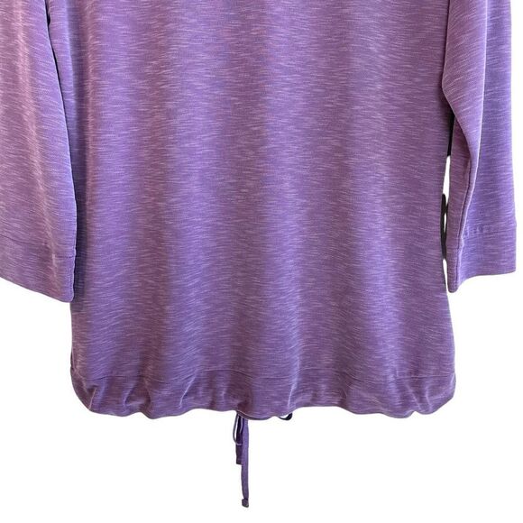Woolrich 3/4 Sleeve Eggplant Purple Top - Picture 7 of 7